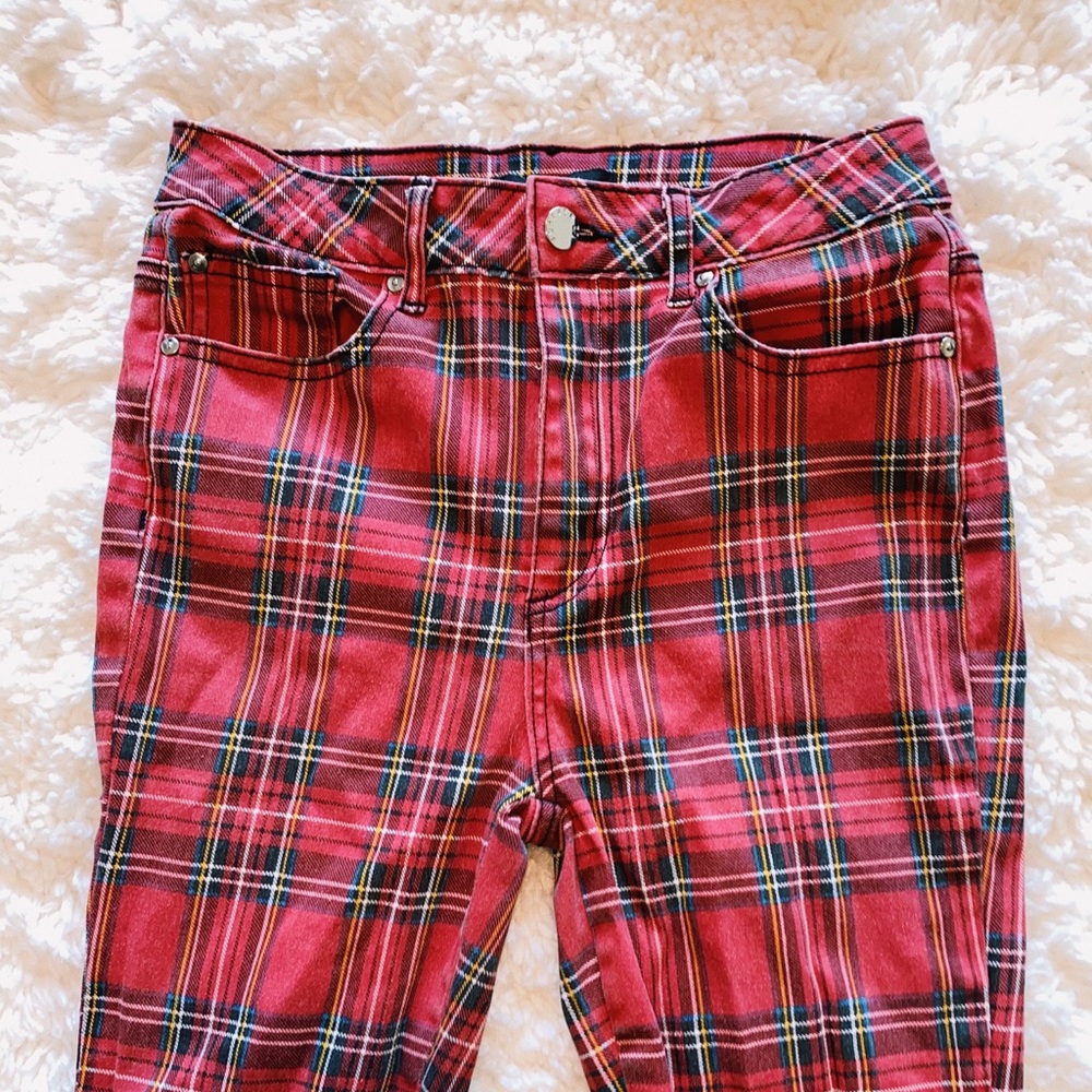 Red Plaid Two Piece Set - image 5